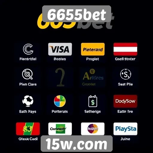 Métodos de pagamento oferecidos pelo 6655bet